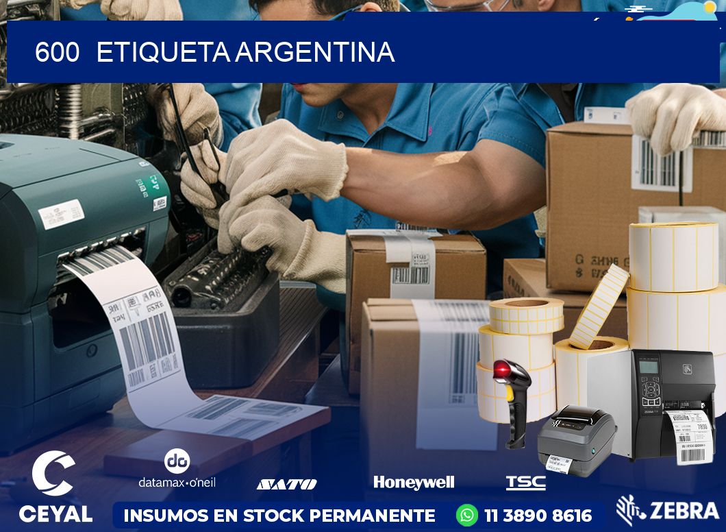 600  ETIQUETA ARGENTINA