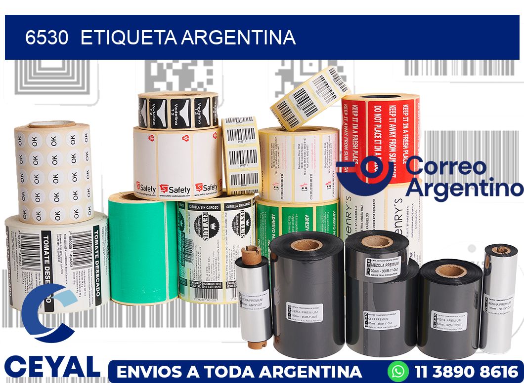 6530  ETIQUETA ARGENTINA