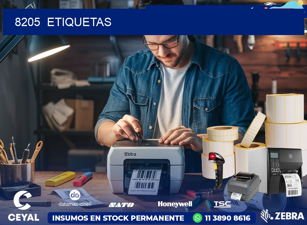8205  ETIQUETAS