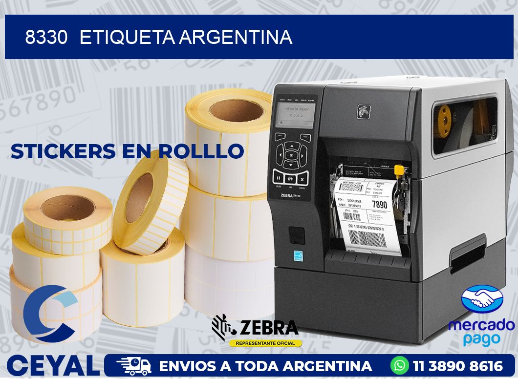 8330  ETIQUETA ARGENTINA
