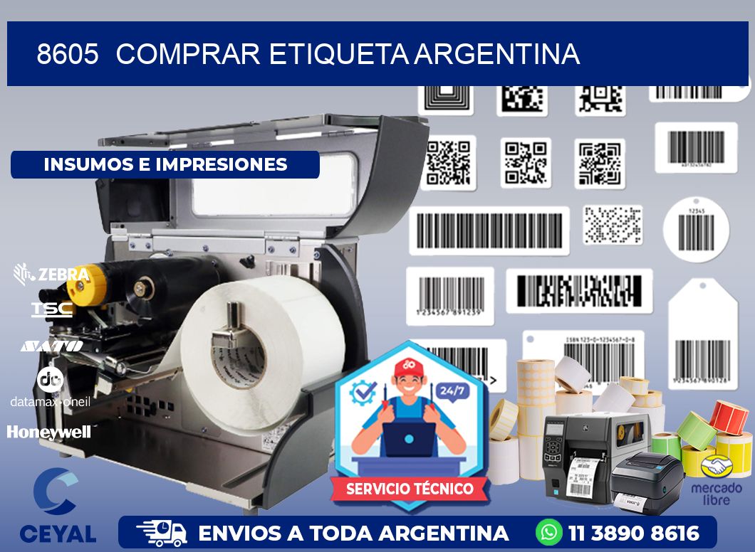 8605  COMPRAR ETIQUETA ARGENTINA