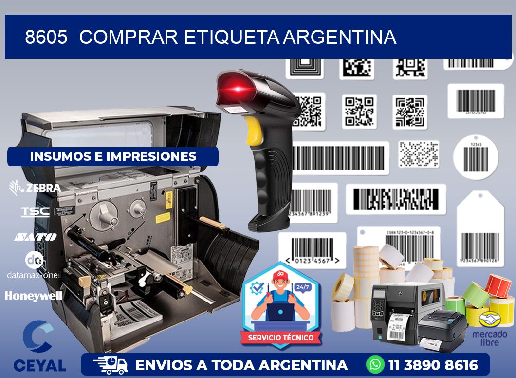 8605  COMPRAR ETIQUETA ARGENTINA