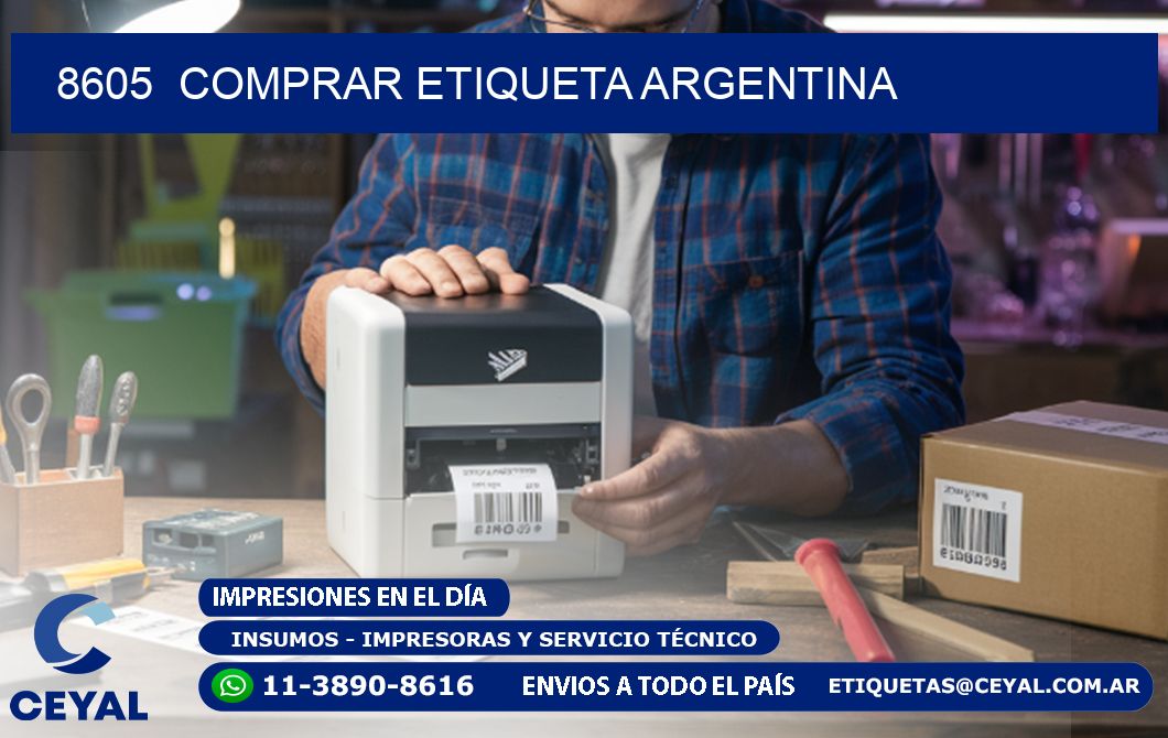 8605  COMPRAR ETIQUETA ARGENTINA