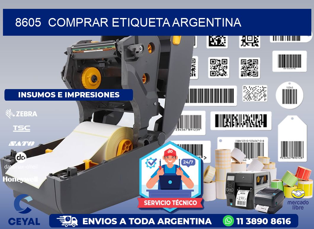 8605  COMPRAR ETIQUETA ARGENTINA