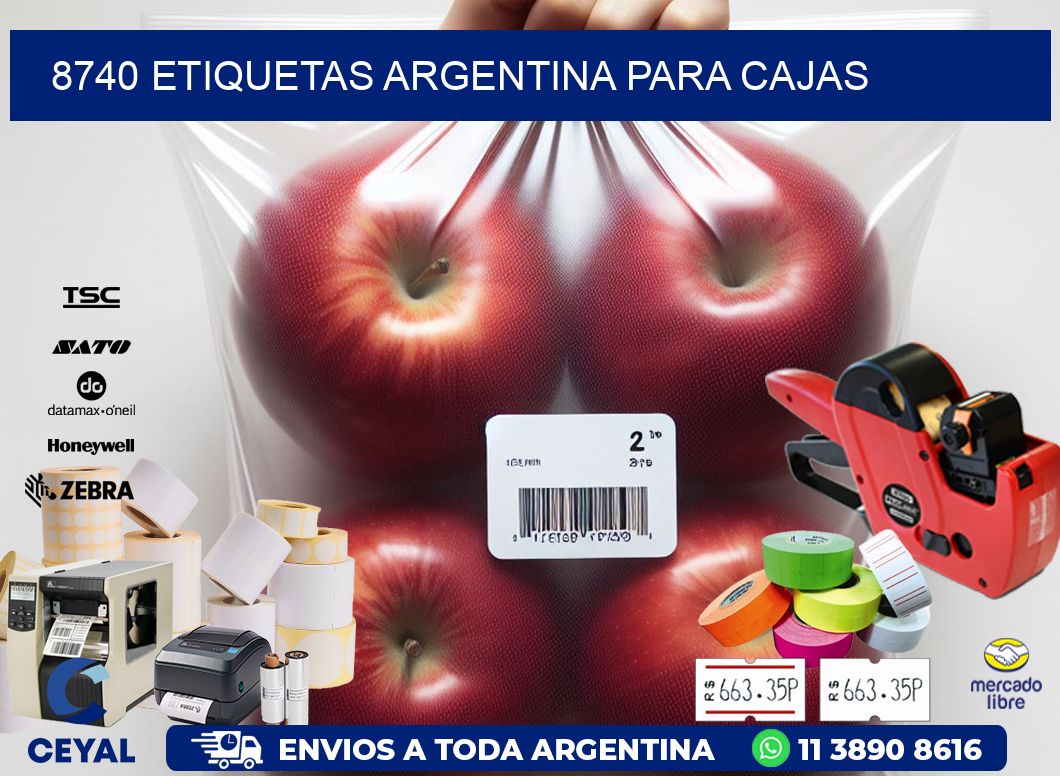 8740 ETIQUETAS ARGENTINA PARA CAJAS