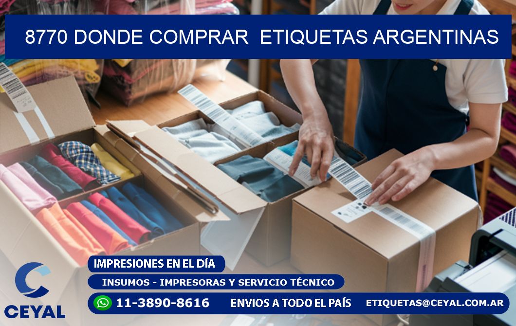 8770 DONDE COMPRAR  ETIQUETAS ARGENTINAS