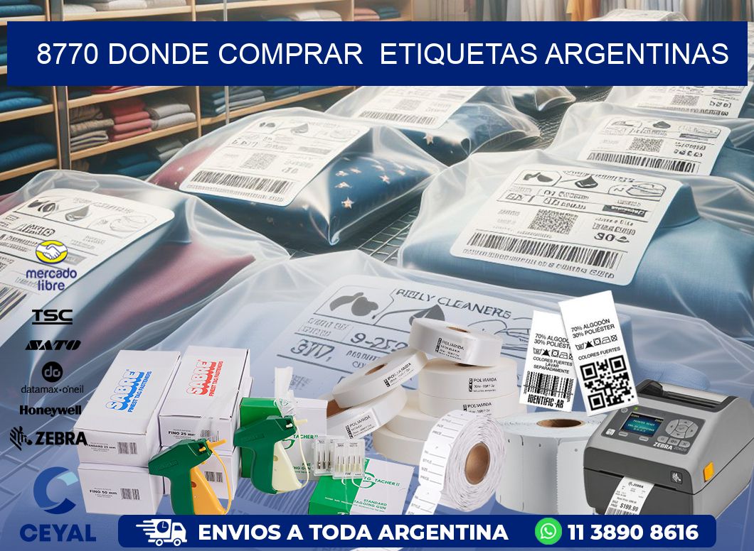 8770 DONDE COMPRAR  ETIQUETAS ARGENTINAS