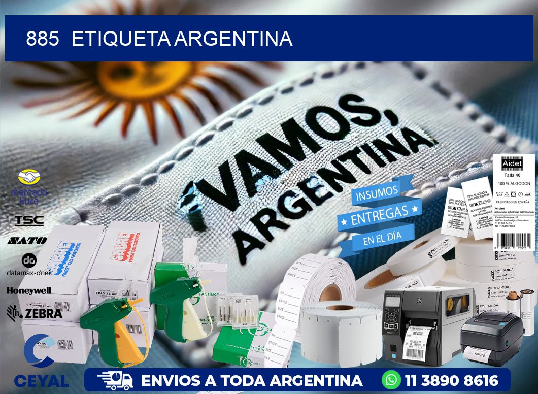 885  ETIQUETA ARGENTINA