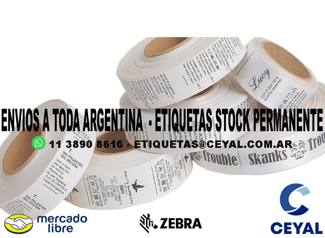 900 ETIQUETAS PERSONALIZADAS 89 x 51