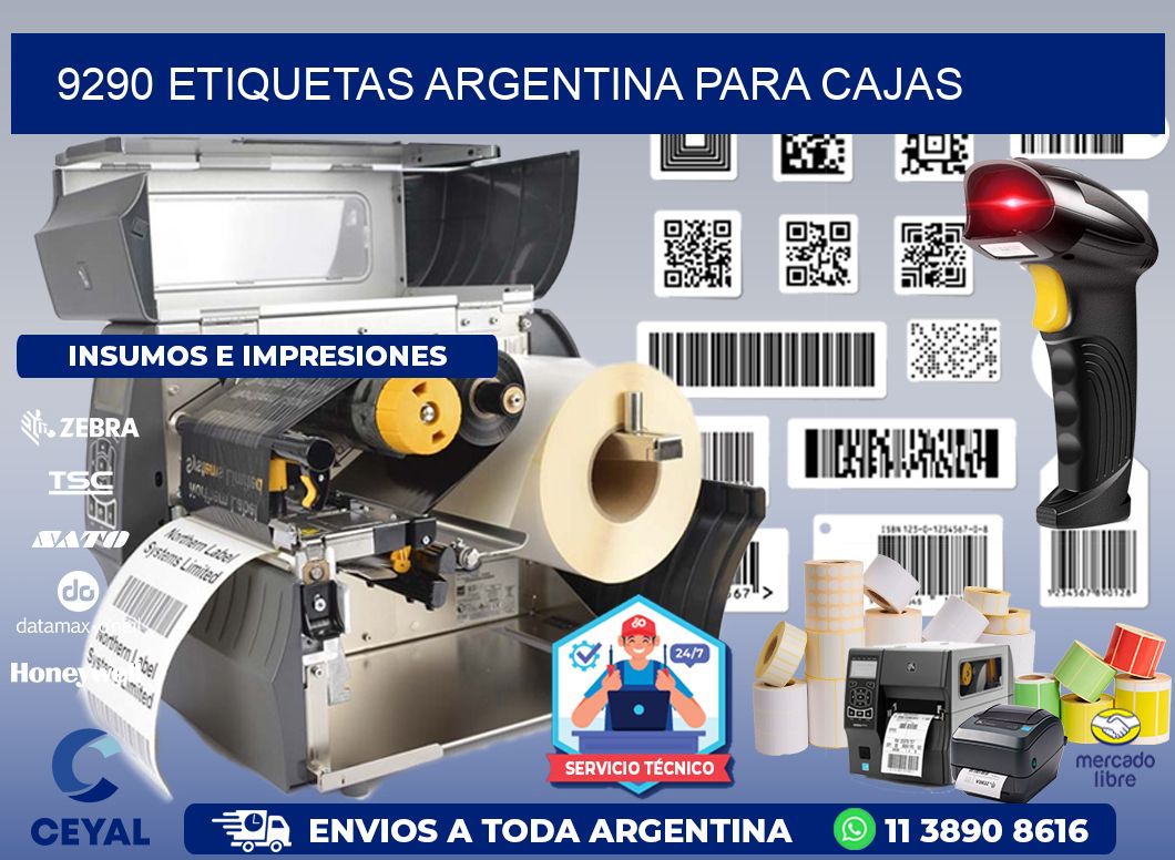 9290 ETIQUETAS ARGENTINA PARA CAJAS