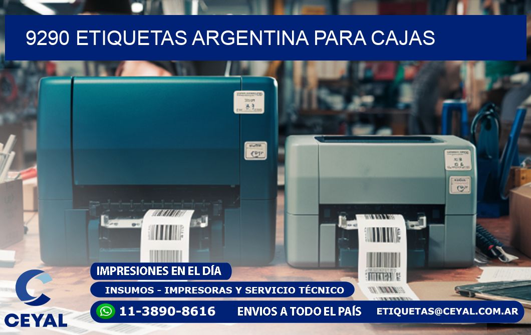 9290 ETIQUETAS ARGENTINA PARA CAJAS