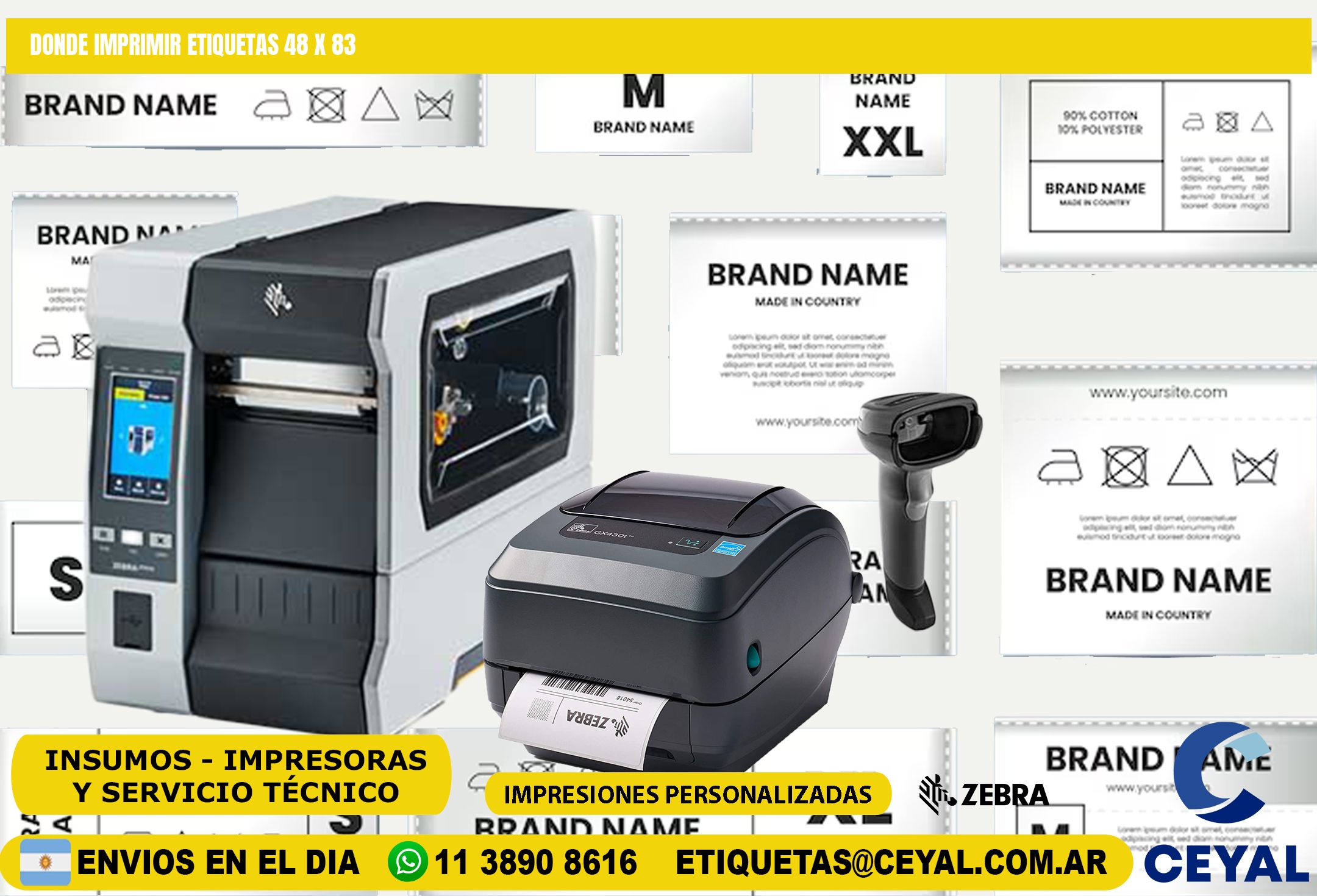 DONDE IMPRIMIR ETIQUETAS 48 x 83