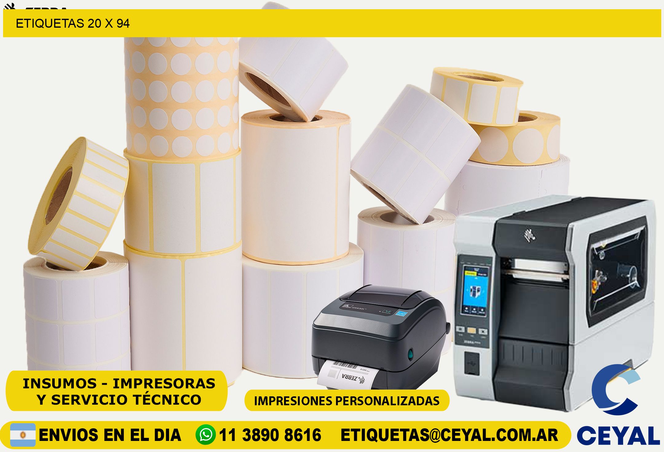 ETIQUETAS 20 x 94