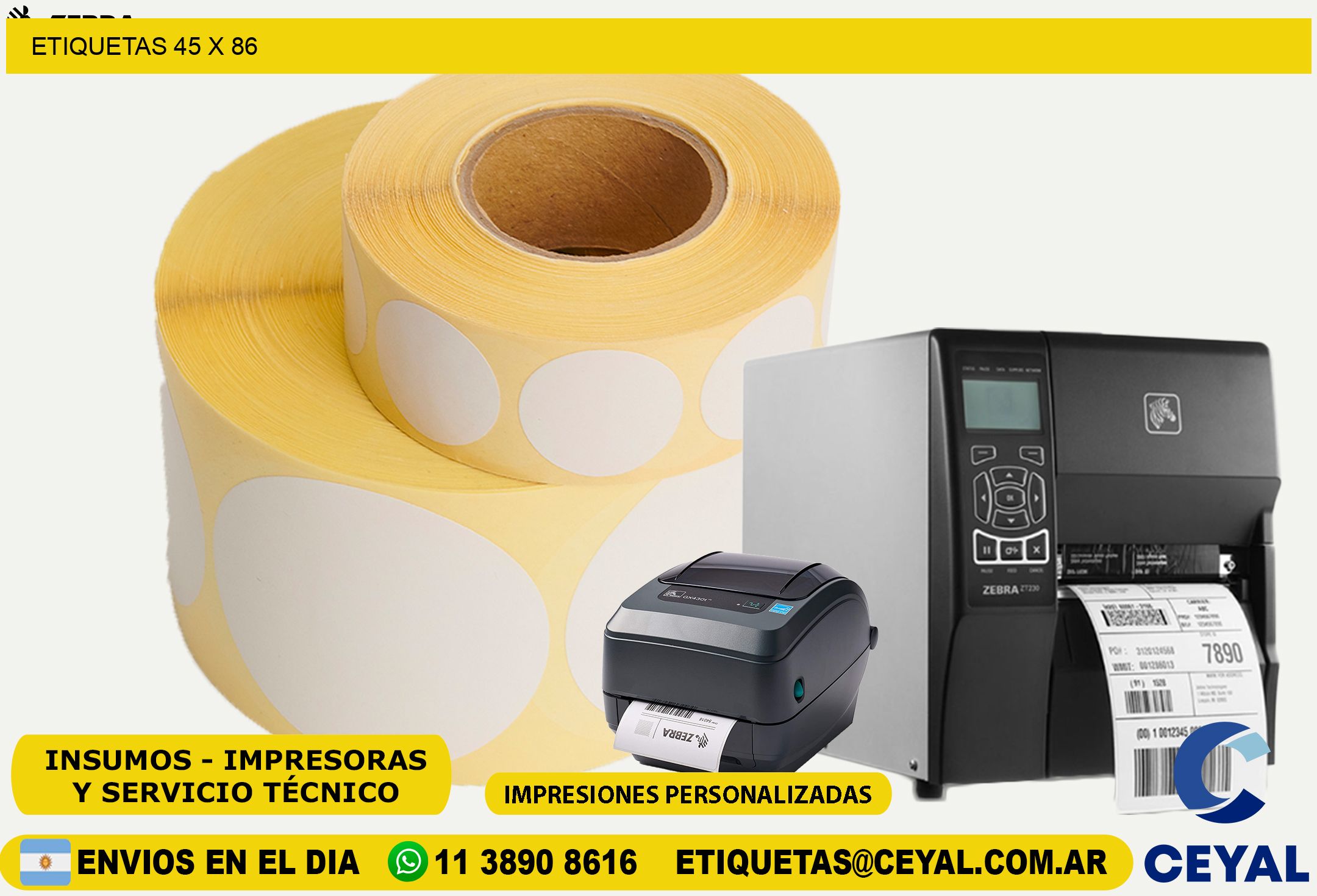 ETIQUETAS 45 x 86