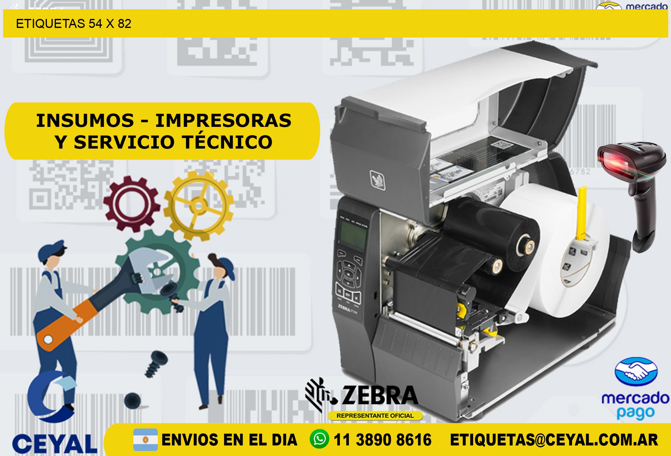 ETIQUETAS 54 x 82