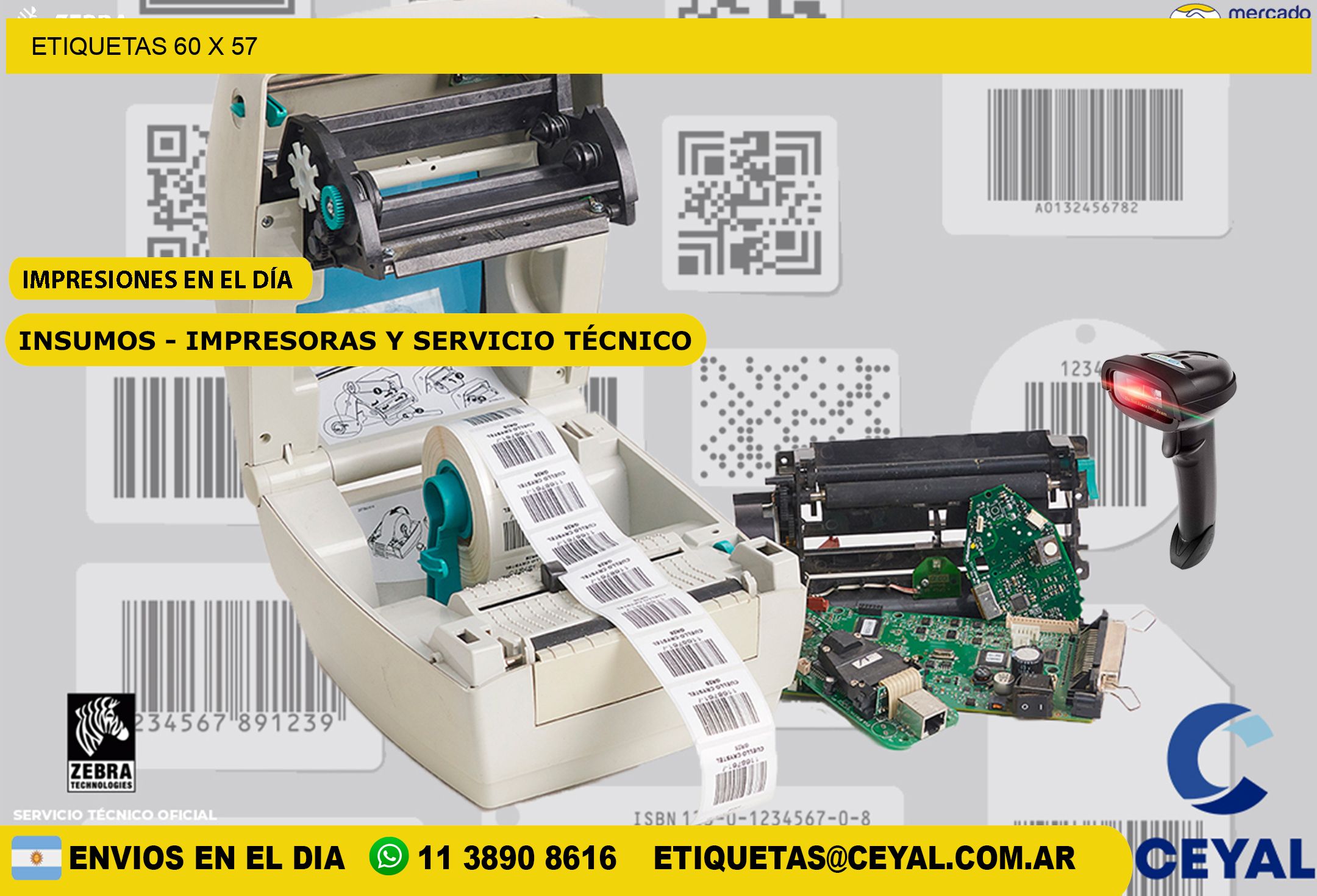 ETIQUETAS 60 x 57