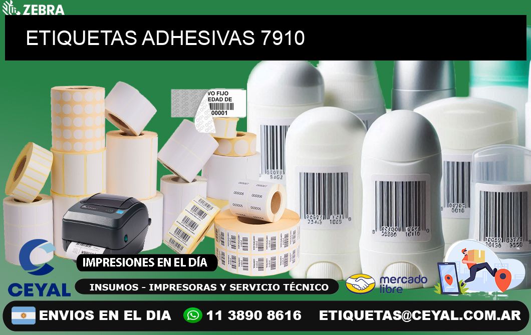 ETIQUETAS ADHESIVAS 7910