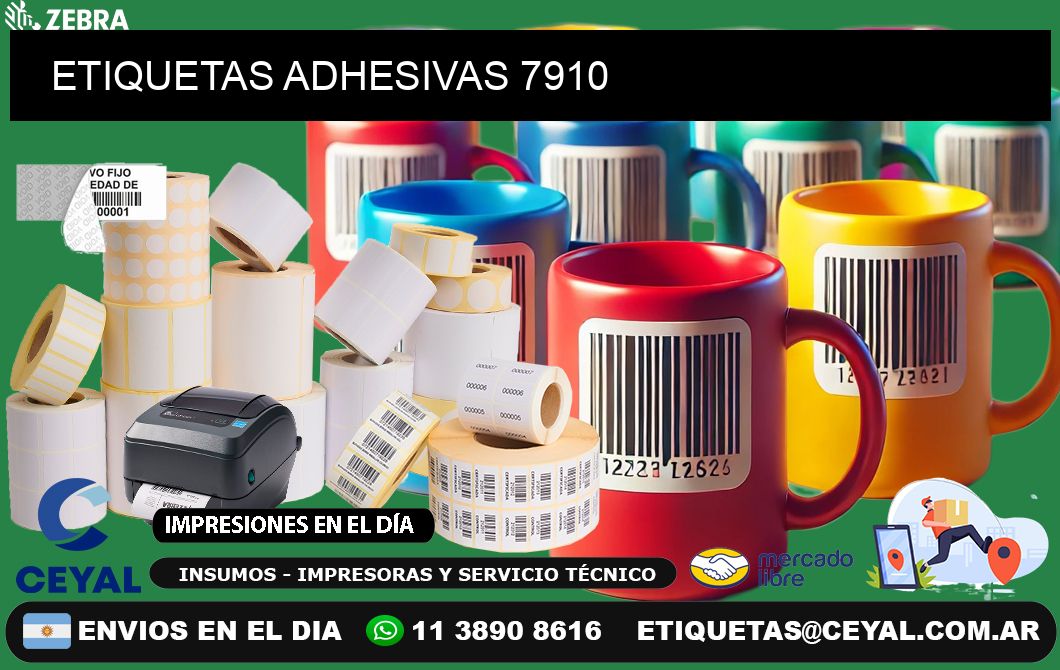 ETIQUETAS ADHESIVAS 7910