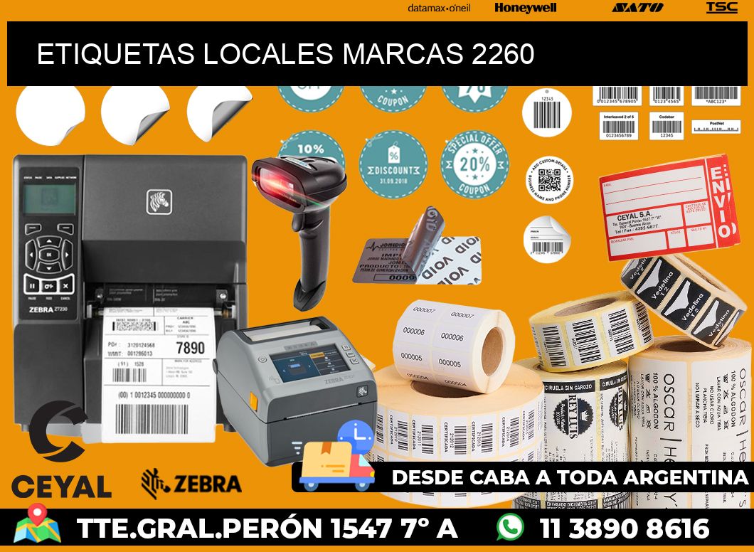 ETIQUETAS LOCALES MARCAS 2260