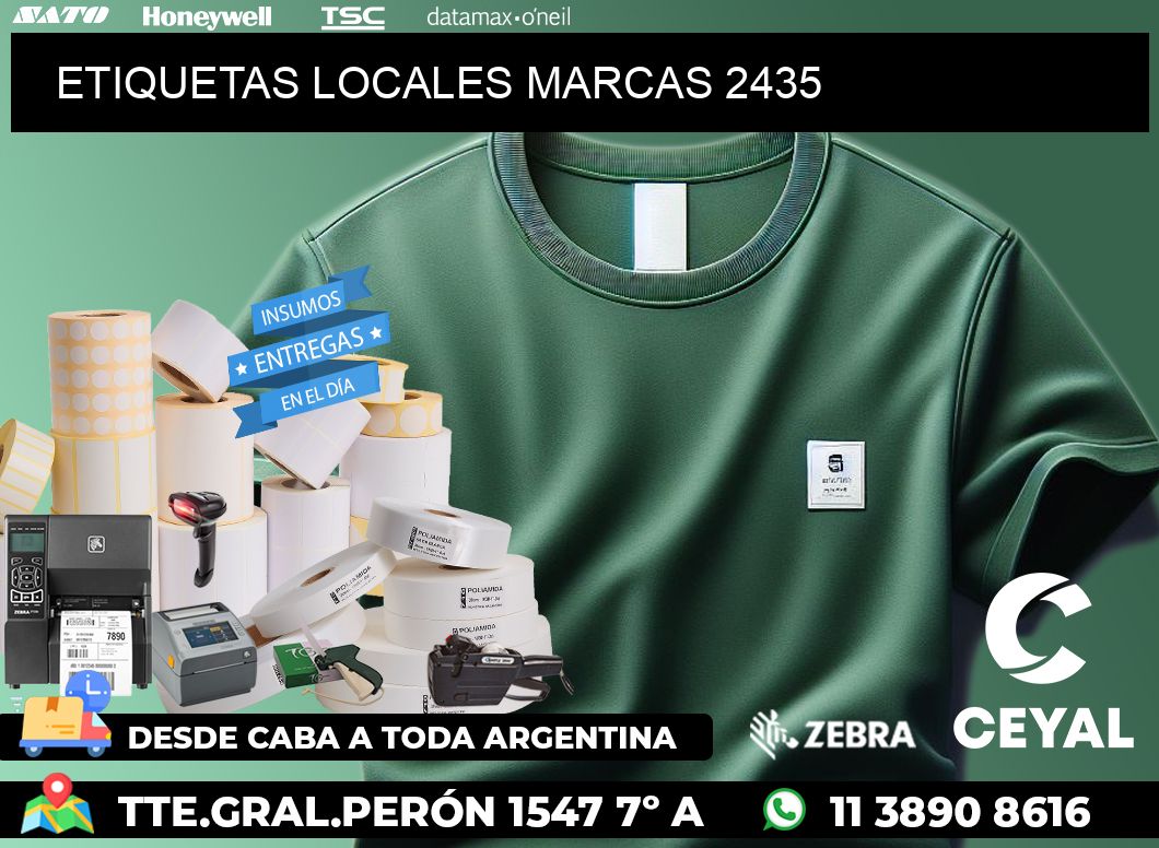 ETIQUETAS LOCALES MARCAS 2435