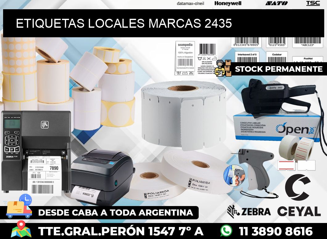 ETIQUETAS LOCALES MARCAS 2435