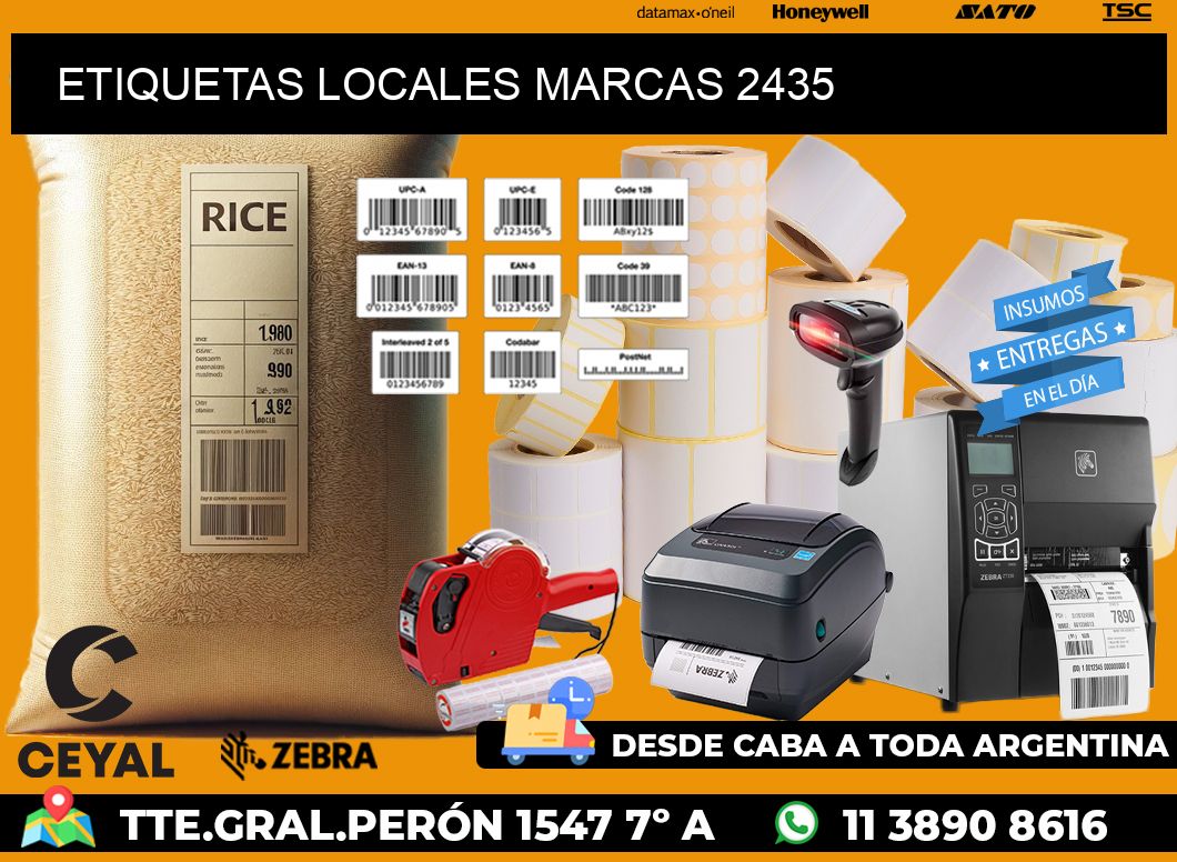 ETIQUETAS LOCALES MARCAS 2435
