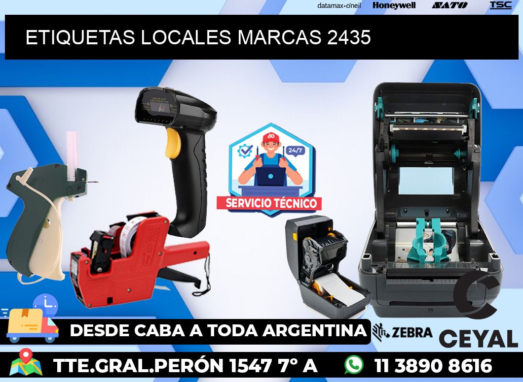 ETIQUETAS LOCALES MARCAS 2435