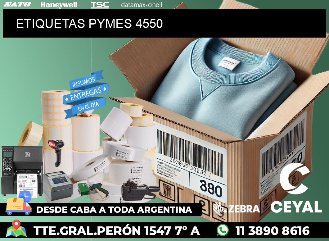 ETIQUETAS PYMES 4550