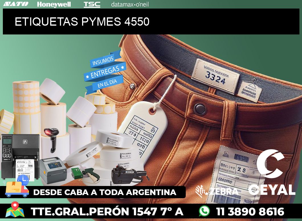 ETIQUETAS PYMES 4550