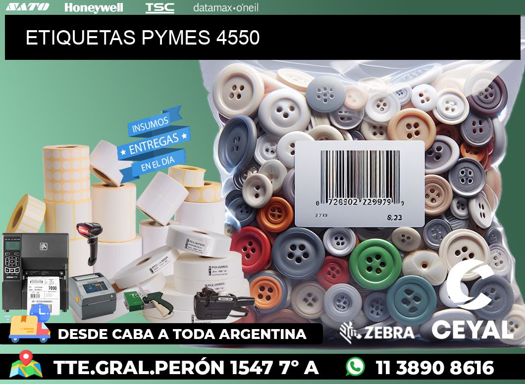 ETIQUETAS PYMES 4550