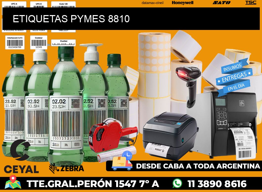 ETIQUETAS PYMES 8810