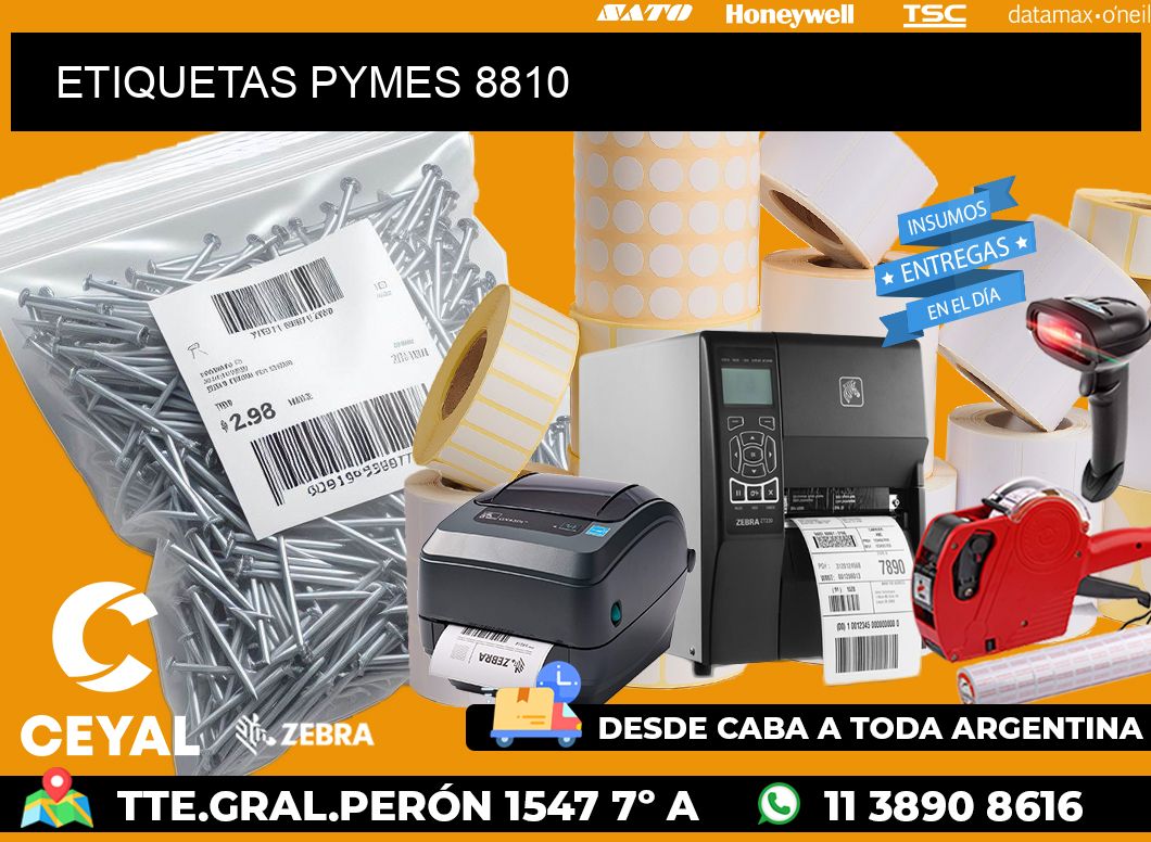 ETIQUETAS PYMES 8810