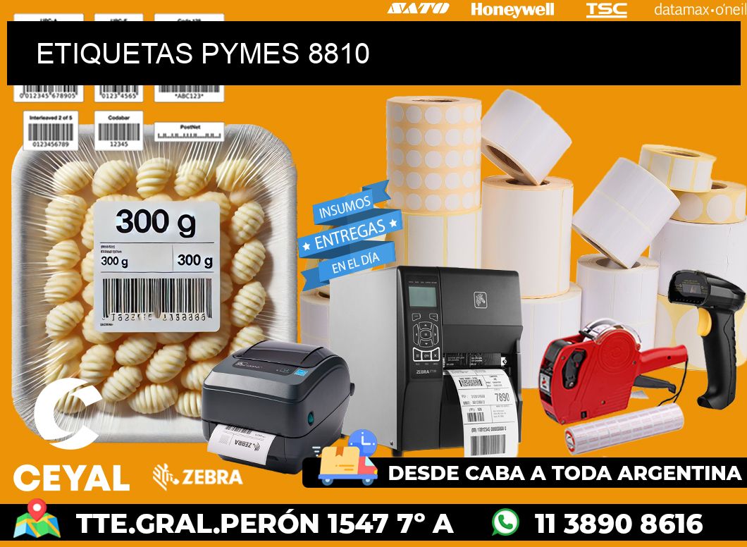 ETIQUETAS PYMES 8810
