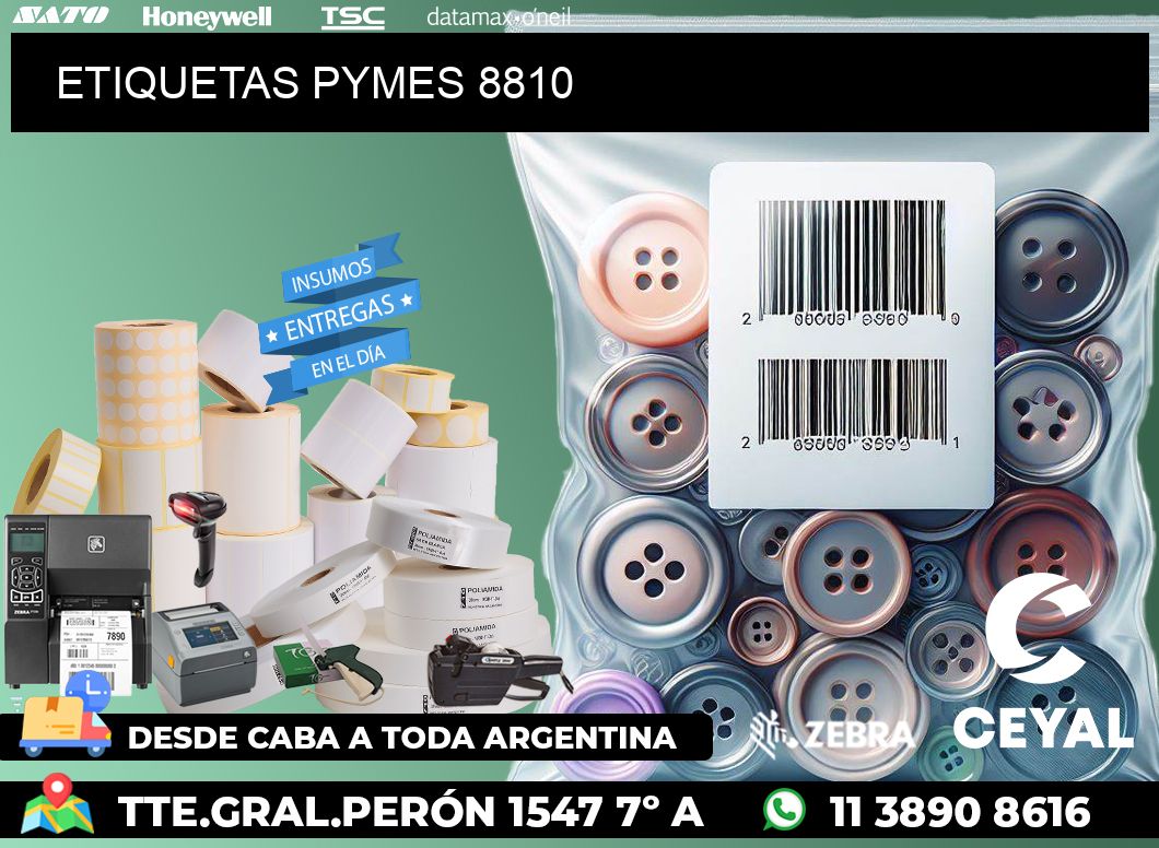 ETIQUETAS PYMES 8810