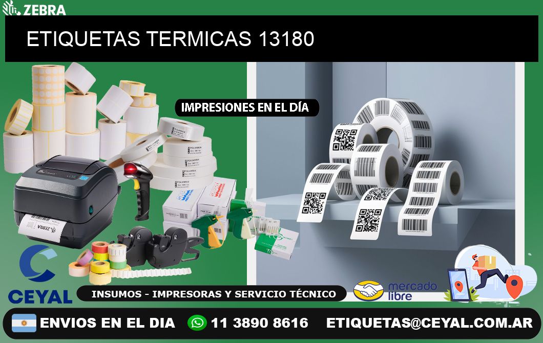 ETIQUETAS TERMICAS 13180