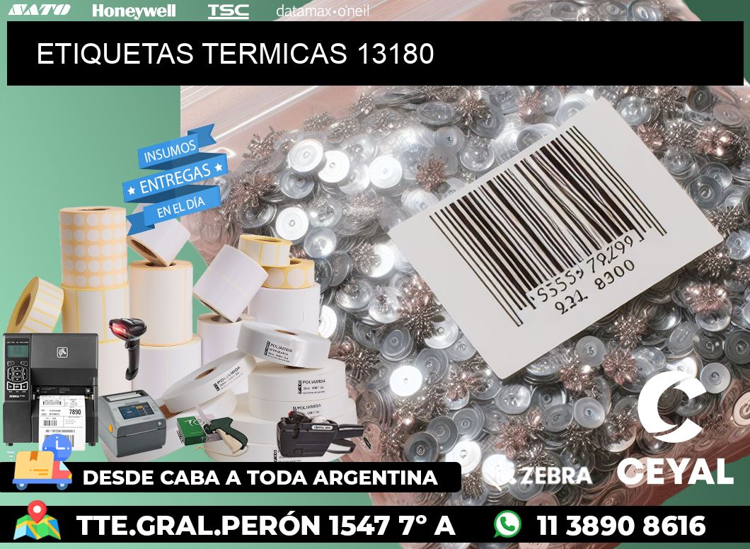 ETIQUETAS TERMICAS 13180