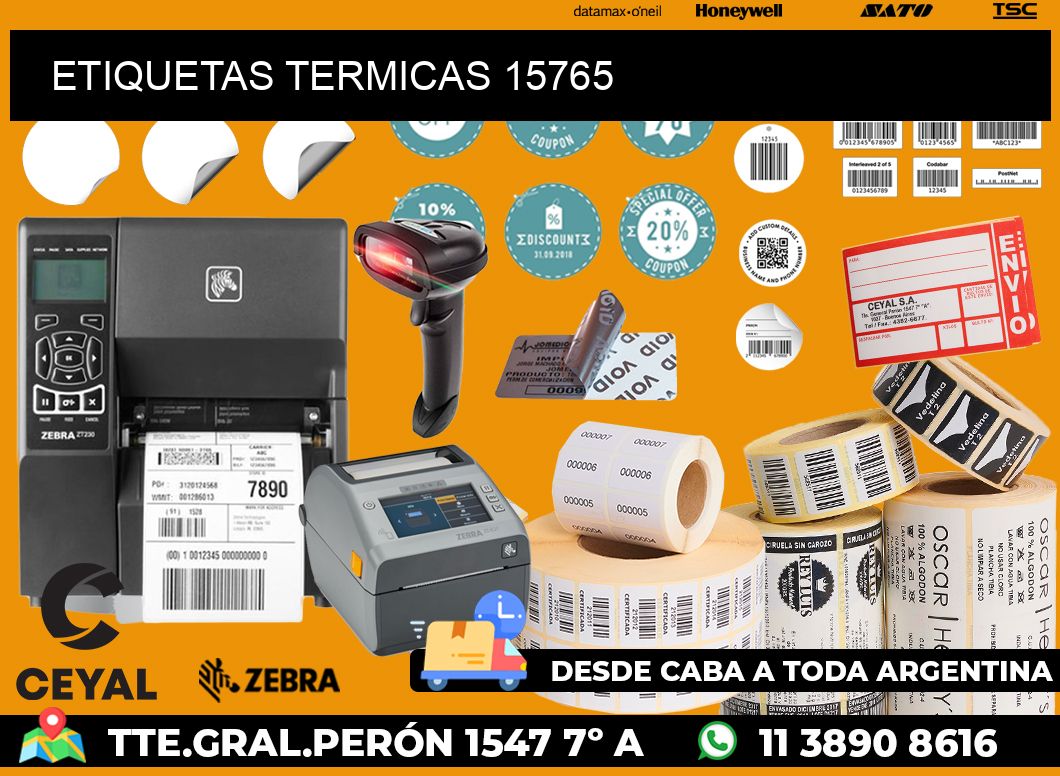 ETIQUETAS TERMICAS 15765