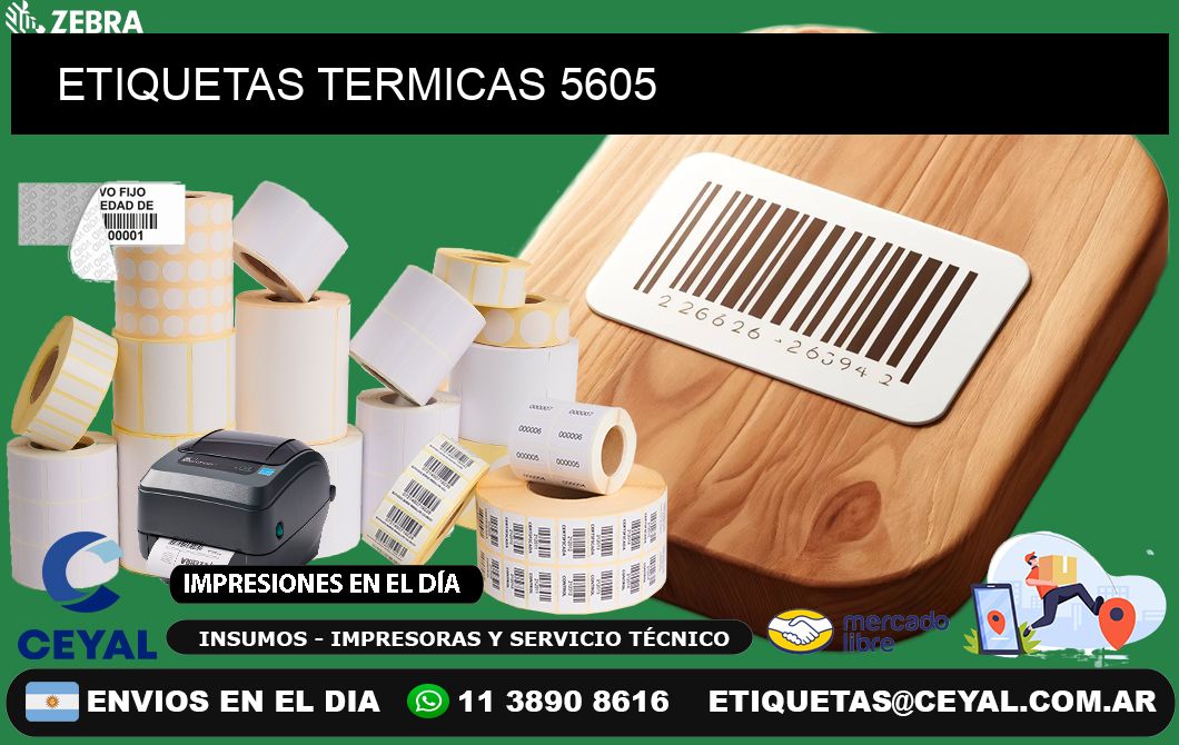 ETIQUETAS TERMICAS 5605