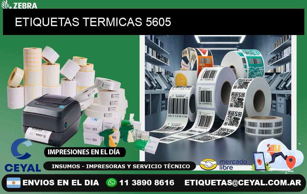 ETIQUETAS TERMICAS 5605