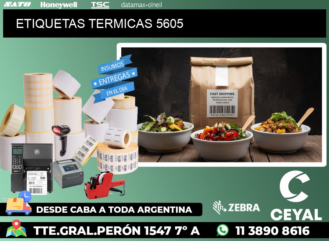 ETIQUETAS TERMICAS 5605
