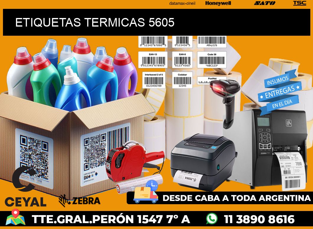 ETIQUETAS TERMICAS 5605