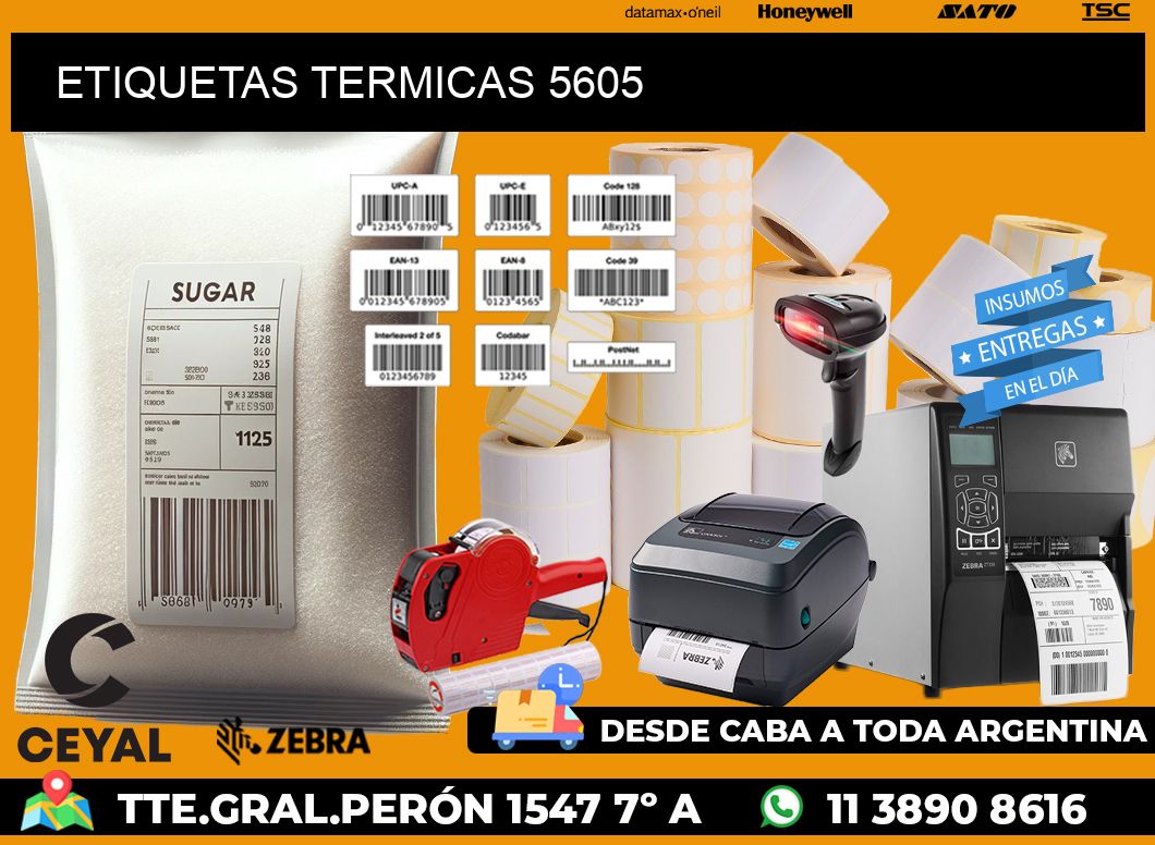 ETIQUETAS TERMICAS 5605