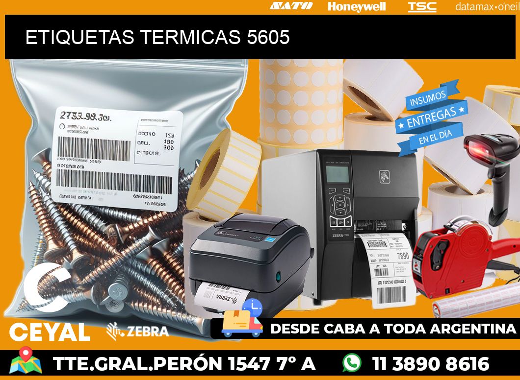 ETIQUETAS TERMICAS 5605