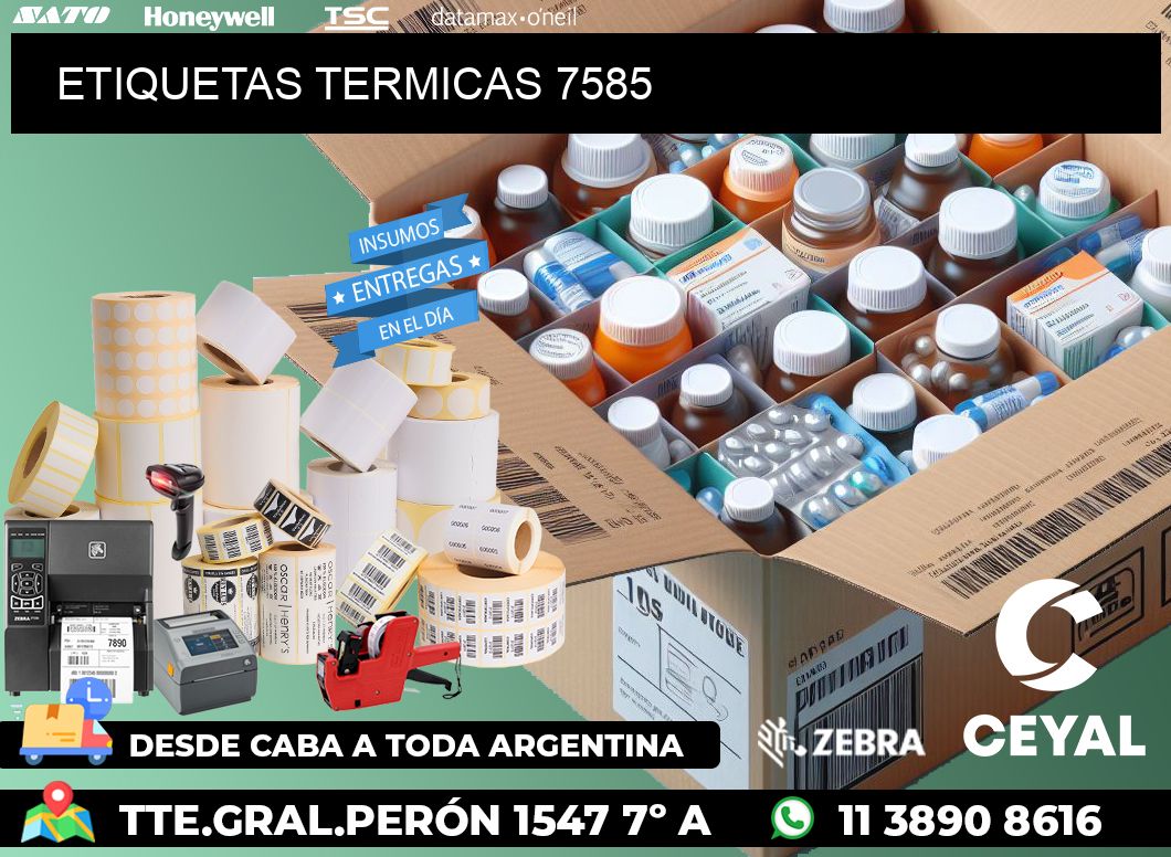 ETIQUETAS TERMICAS 7585