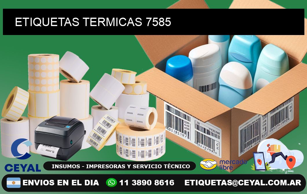 ETIQUETAS TERMICAS 7585