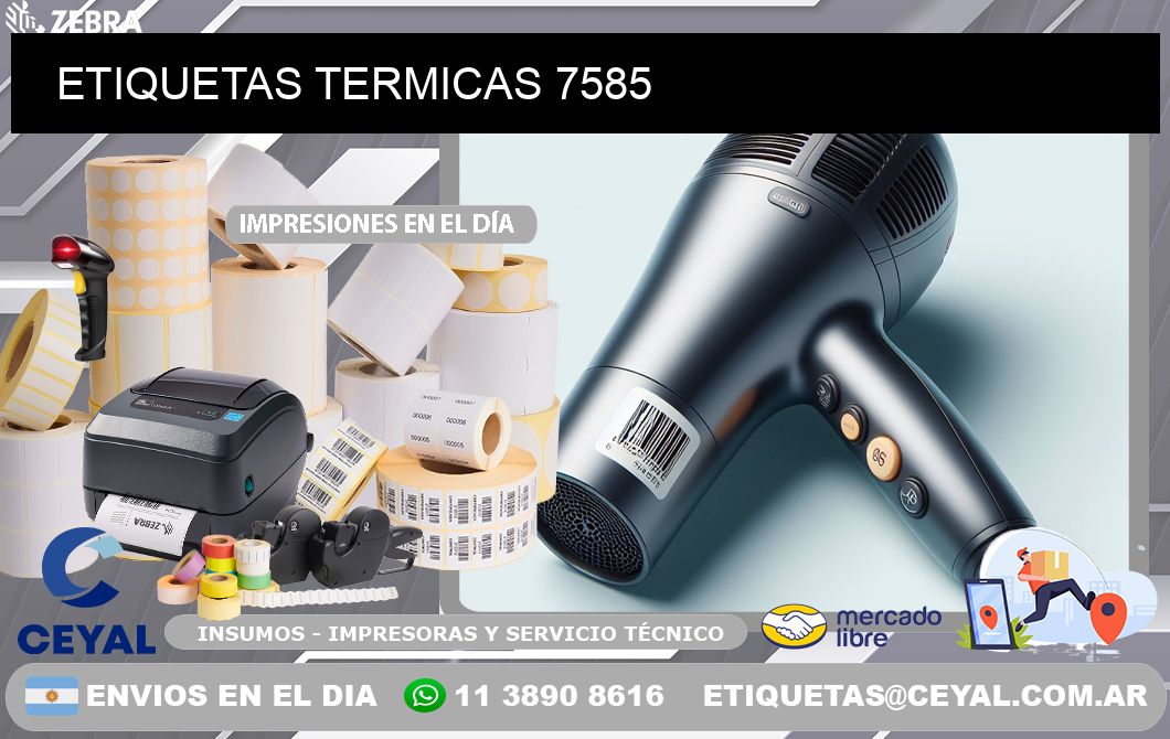 ETIQUETAS TERMICAS 7585