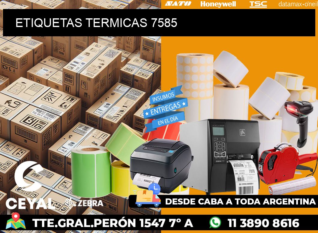 ETIQUETAS TERMICAS 7585