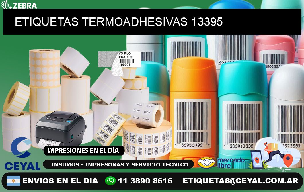 ETIQUETAS TERMOADHESIVAS 13395