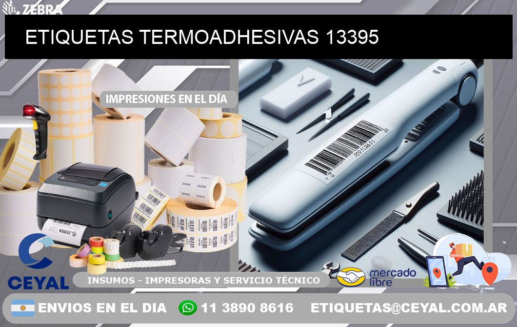ETIQUETAS TERMOADHESIVAS 13395