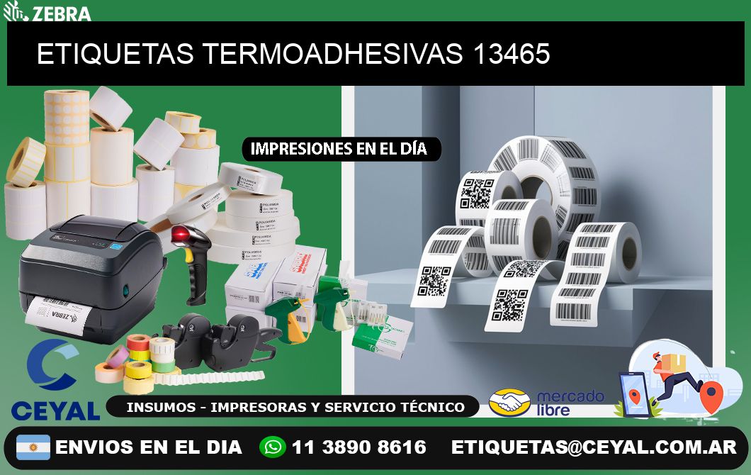 ETIQUETAS TERMOADHESIVAS 13465